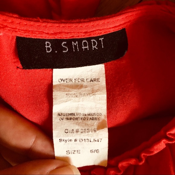 B. Smart | Coral Ruffle Mini Sundress - Picture 5 of 6